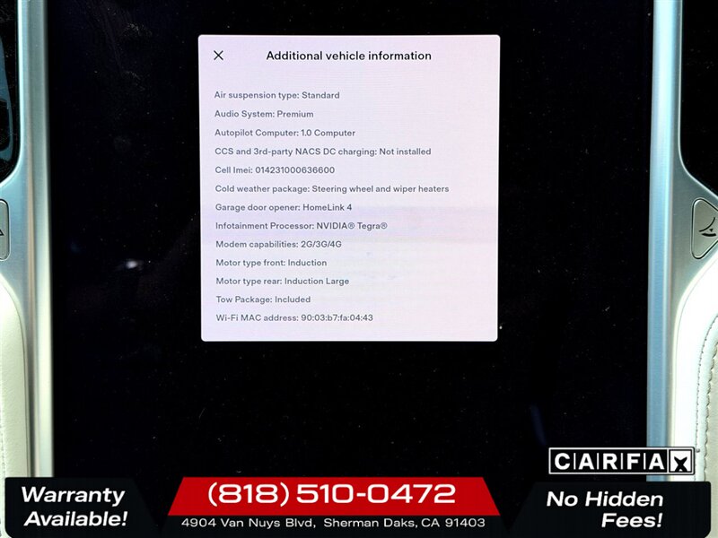 2016 Tesla Model X P90D   - Photo 25 - Sherman Oaks, CA 91403-1701