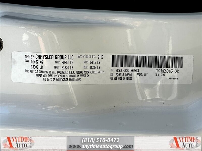 2012 FIAT 500 Lounge GUCCI   - Photo 24 - Sherman Oaks, CA 91403-1701