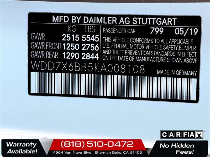 2019 Mercedes-Benz AMG GT Base 4MATIC®   - Photo 30 - Sherman Oaks, CA 91403-1701