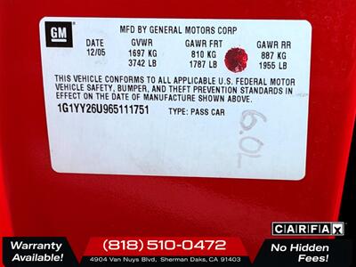 2006 Chevrolet Corvette   - Photo 24 - Sherman Oaks, CA 91403-1701