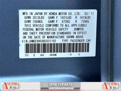 2011 Honda Fit Sport   - Photo 26 - Sherman Oaks, CA 91403-1701