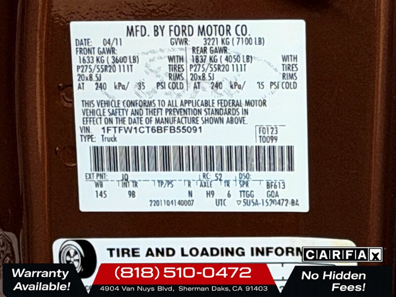 2011 Ford F-150 Platinum - Photo 31 - Sherman Oaks, CA 91403-1701