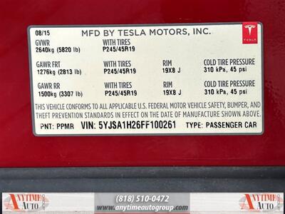 2015 Tesla Model S 85D   - Photo 29 - Sherman Oaks, CA 91403-1701