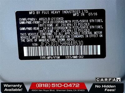 2017 Subaru Forester 2.0XT Touring   - Photo 35 - Sherman Oaks, CA 91403-1701