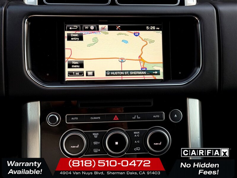 2016 Land Rover Range Rover 3.0L V6 Supercharged HSE   - Photo 16 - Sherman Oaks, CA 91403-1701