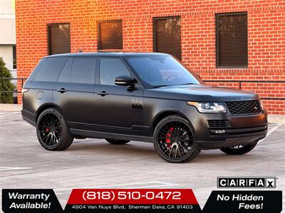 2016 Land Rover Range Rover 3.0L V6 Supercharged HSE SUV