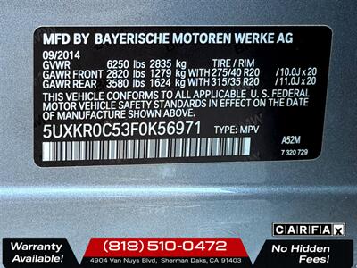 2015 BMW X5 xDrive35i - Photo 31 - Sherman Oaks, CA 91403-1701
