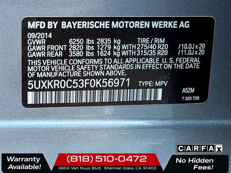 2015 BMW X5 xDrive35i - Photo 31 - Sherman Oaks, CA 91403-1701