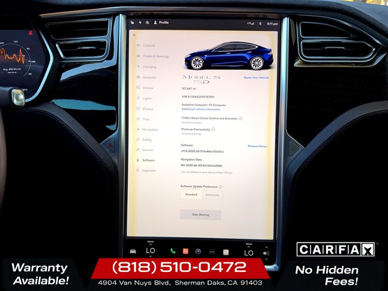 2016 Tesla Model S 75D   - Photo 20 - Sherman Oaks, CA 91403-1701