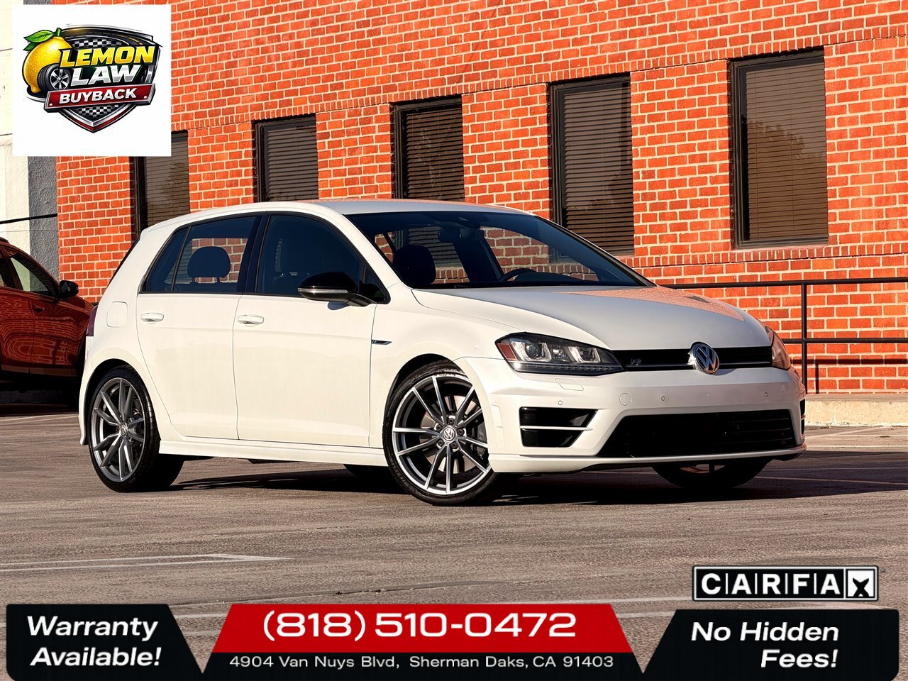 2017 Volkswagen Golf R 4Motion   - Photo 1 - Sherman Oaks, CA 91403-1701