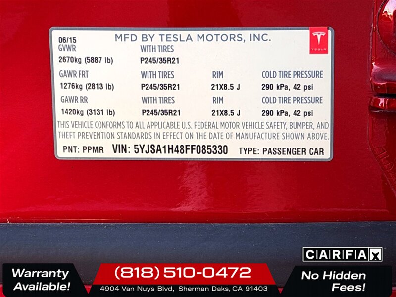 2015 Tesla Model S P85D - Photo 29 - Sherman Oaks, CA 91403-1701