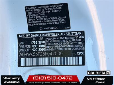 2005 Mercedes-Benz SLK SLK 350 - Photo 32 - Sherman Oaks, CA 91403-1701