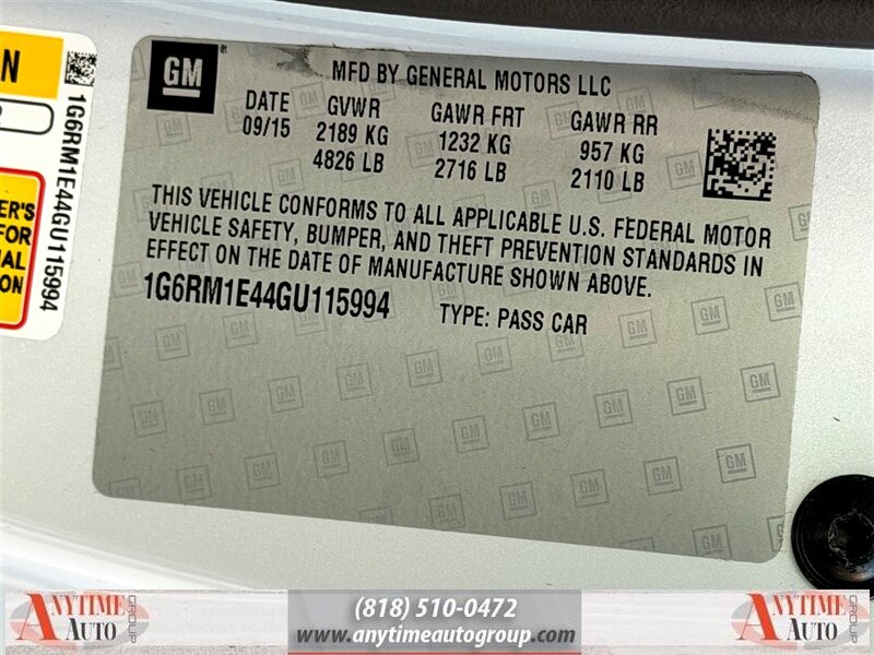 2016 Cadillac ELR   - Photo 27 - Sherman Oaks, CA 91403-1701