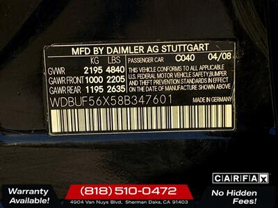 2008 Mercedes-Benz E 350 Base   - Photo 13 - Sherman Oaks, CA 91403-1701