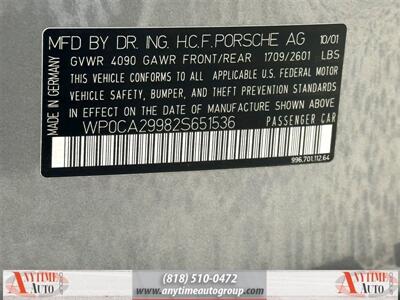 2002 Porsche 911 Carrera   - Photo 31 - Sherman Oaks, CA 91403-1701