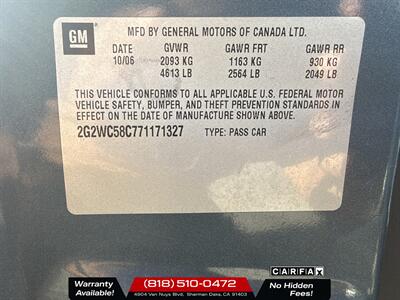 2007 Pontiac Grand Prix GXP - Photo 14 - Sherman Oaks, CA 91403-1701