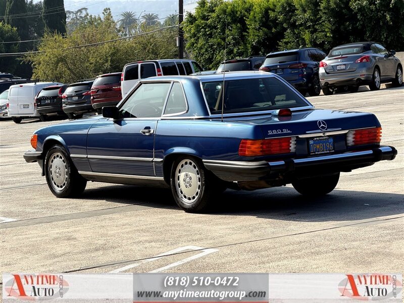 1986 Mercedes-Benz 560 SL   - Photo 5 - Sherman Oaks, CA 91403-1701