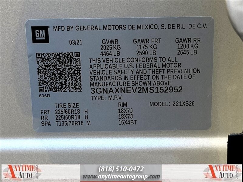 2021 Chevrolet Equinox Premier - Photo 30 - Sherman Oaks, CA 91403-1701