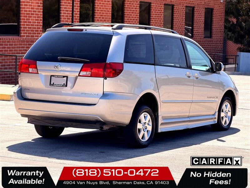 2004 Toyota Sienna XLE 7 Passenger Wheelchair Van - Photo 7 - Sherman Oaks, CA 91403-1701