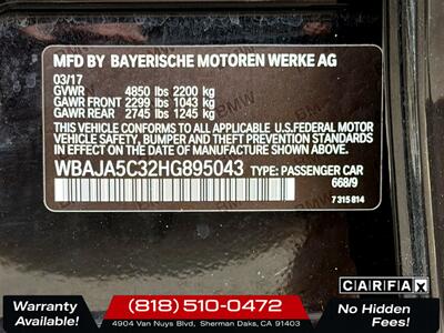 2017 BMW 530i   - Photo 26 - Sherman Oaks, CA 91403-1701