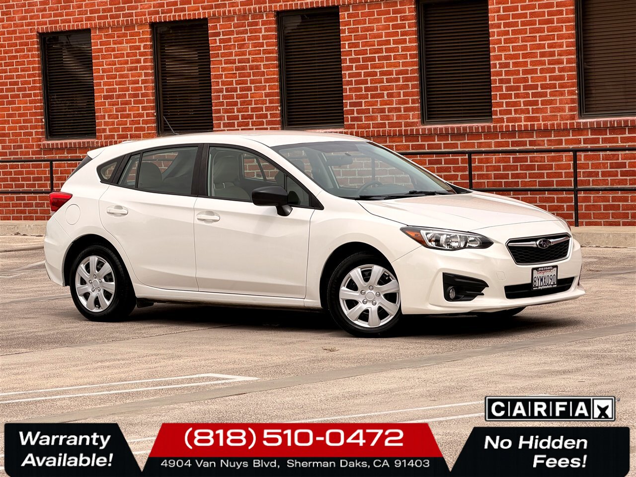 2019 Subaru Impreza 2.0i   - Photo 1 - Sherman Oaks, CA 91403-1701