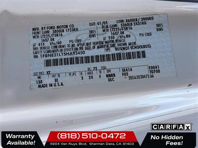 2005 Ford E-350 SD XLT - Photo 22 - Sherman Oaks, CA 91403-1701