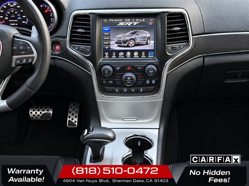 2015 Jeep Grand Cherokee SRT   - Photo 12 - Sherman Oaks, CA 91403-1701