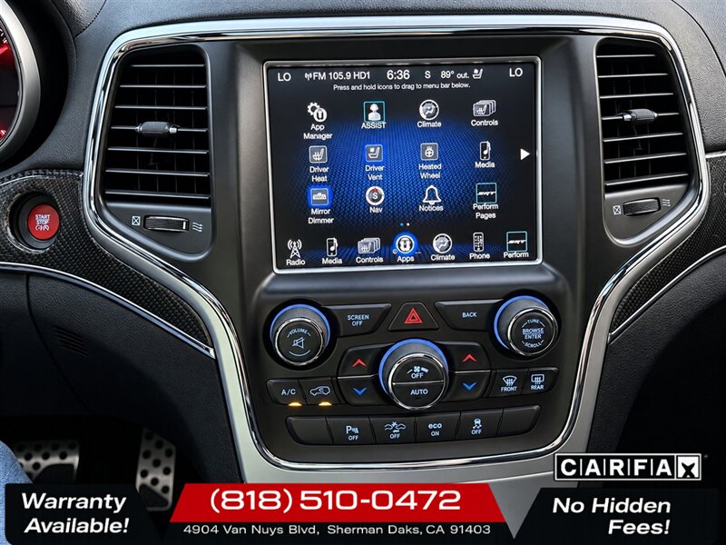 2015 Jeep Grand Cherokee SRT   - Photo 16 - Sherman Oaks, CA 91403-1701