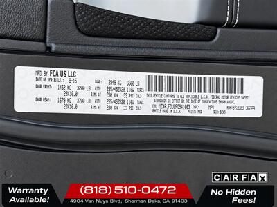 2015 Jeep Grand Cherokee SRT   - Photo 36 - Sherman Oaks, CA 91403-1701