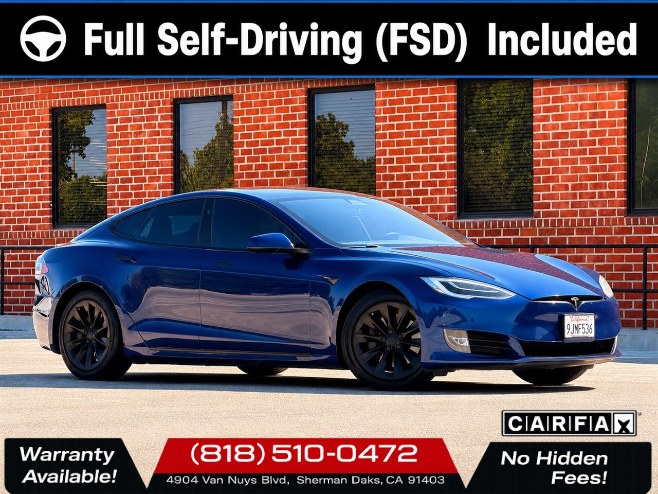 2018 Tesla Model S 100D   - Photo 1 - Sherman Oaks, CA 91403-1701