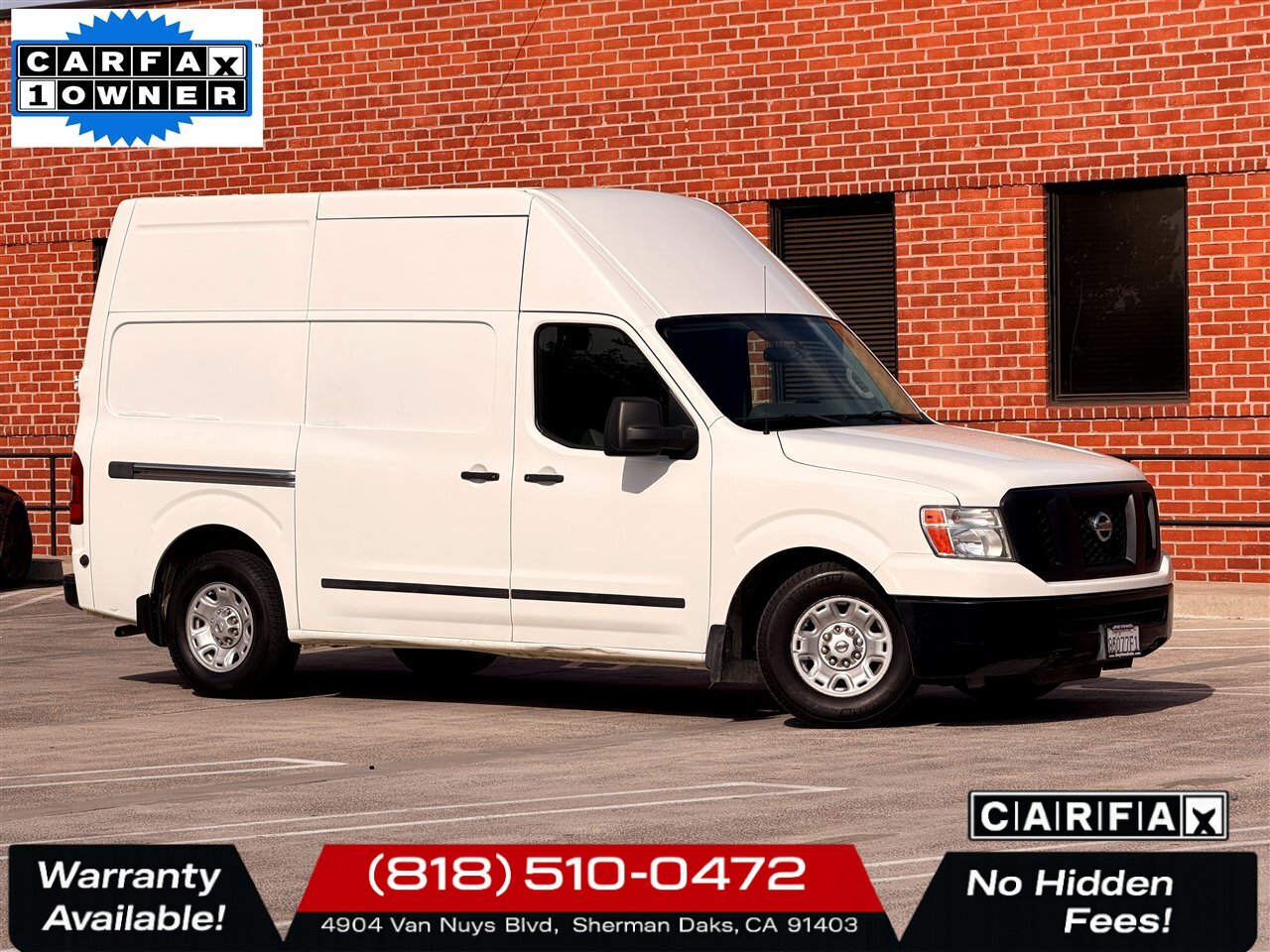 2012 Nissan NV 2500 HD SV   - Photo 1 - Sherman Oaks, CA 91403-1701
