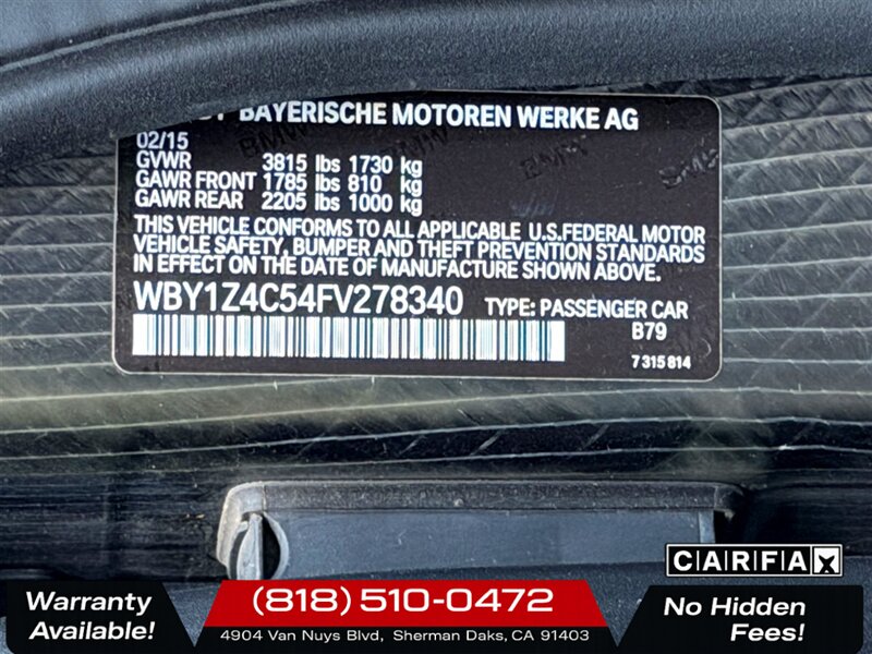 2015 BMW i3 w/ Range Extender - Photo 28 - Sherman Oaks, CA 91403-1701