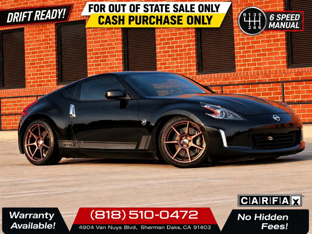 2018 Nissan 370Z   - Photo 1 - Sherman Oaks, CA 91403-1701