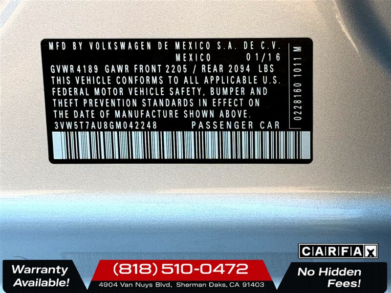 2016 Volkswagen Golf GTI SE   - Photo 30 - Sherman Oaks, CA 91403-1701