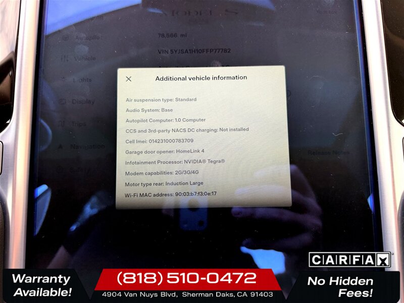 2015 Tesla Model S 85 - Photo 23 - Sherman Oaks, CA 91403-1701
