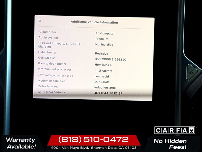 2016 Tesla Model S 75   - Photo 20 - Sherman Oaks, CA 91403-1701