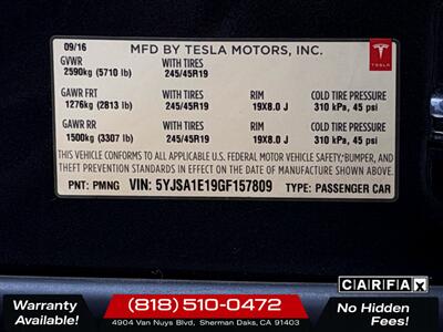 2016 Tesla Model S 75   - Photo 31 - Sherman Oaks, CA 91403-1701