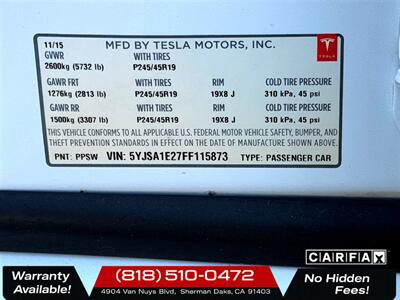 2015 Tesla Model S 70D   - Photo 30 - Sherman Oaks, CA 91403-1701