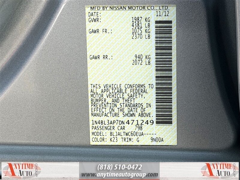 2013 Nissan Altima 3.5 SV - Photo 29 - Sherman Oaks, CA 91403-1701