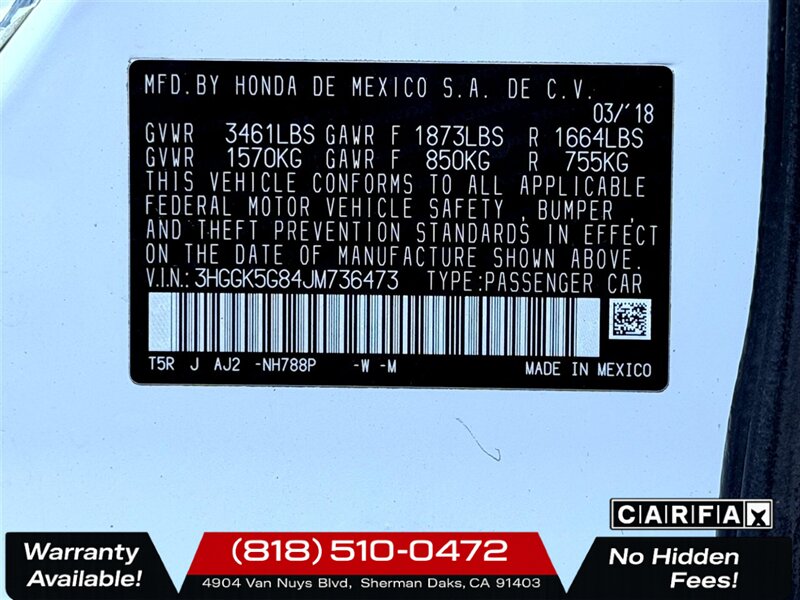 2018 Honda Fit EX - Photo 33 - Sherman Oaks, CA 91403-1701