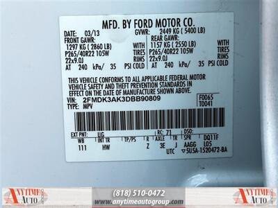 2013 Ford Edge Sport   - Photo 30 - Sherman Oaks, CA 91403-1701