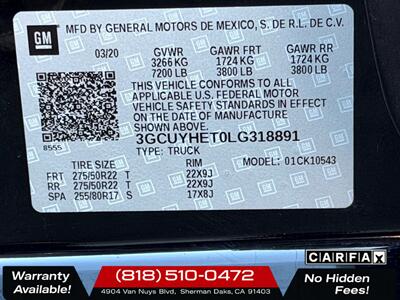 2020 Chevrolet Silverado 1500 High Country - Photo 37 - Sherman Oaks, CA 91403-1701