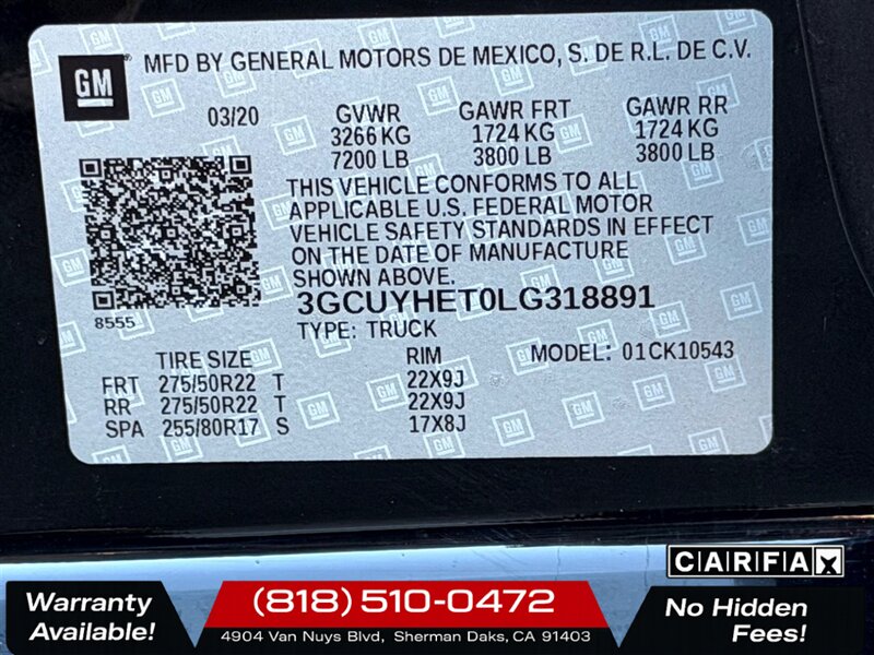 2020 Chevrolet Silverado 1500 High Country - Photo 37 - Sherman Oaks, CA 91403-1701