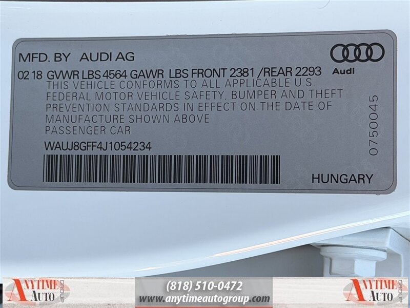 2018 Audi A3 2.0T Premium Plus quattro - Photo 29 - Sherman Oaks, CA 91403-1701