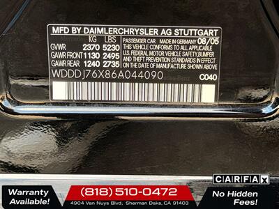 2006 Mercedes-Benz CLS CLS 55 AMG® Base Kompressor   - Photo 33 - Sherman Oaks, CA 91403-1701