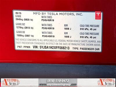 2015 Tesla Model S 85D   - Photo 31 - Sherman Oaks, CA 91403-1701