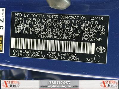 2018 Toyota Prius Three Touring   - Photo 31 - Sherman Oaks, CA 91403-1701