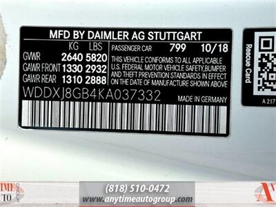 2019 Mercedes-Benz S 560 4MATIC   - Photo 37 - Sherman Oaks, CA 91403-1701