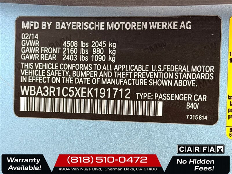 2014 BMW 435i   - Photo 26 - Sherman Oaks, CA 91403-1701