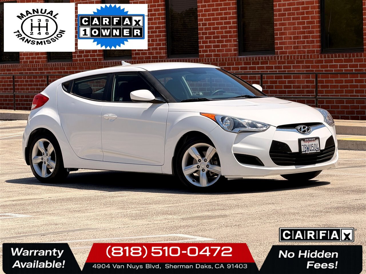 2013 Hyundai VELOSTER   - Photo 1 - Sherman Oaks, CA 91403-1701